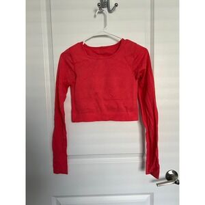 Lululemon Women's Ebb to Street Long Sleeve - Coral - Size 6